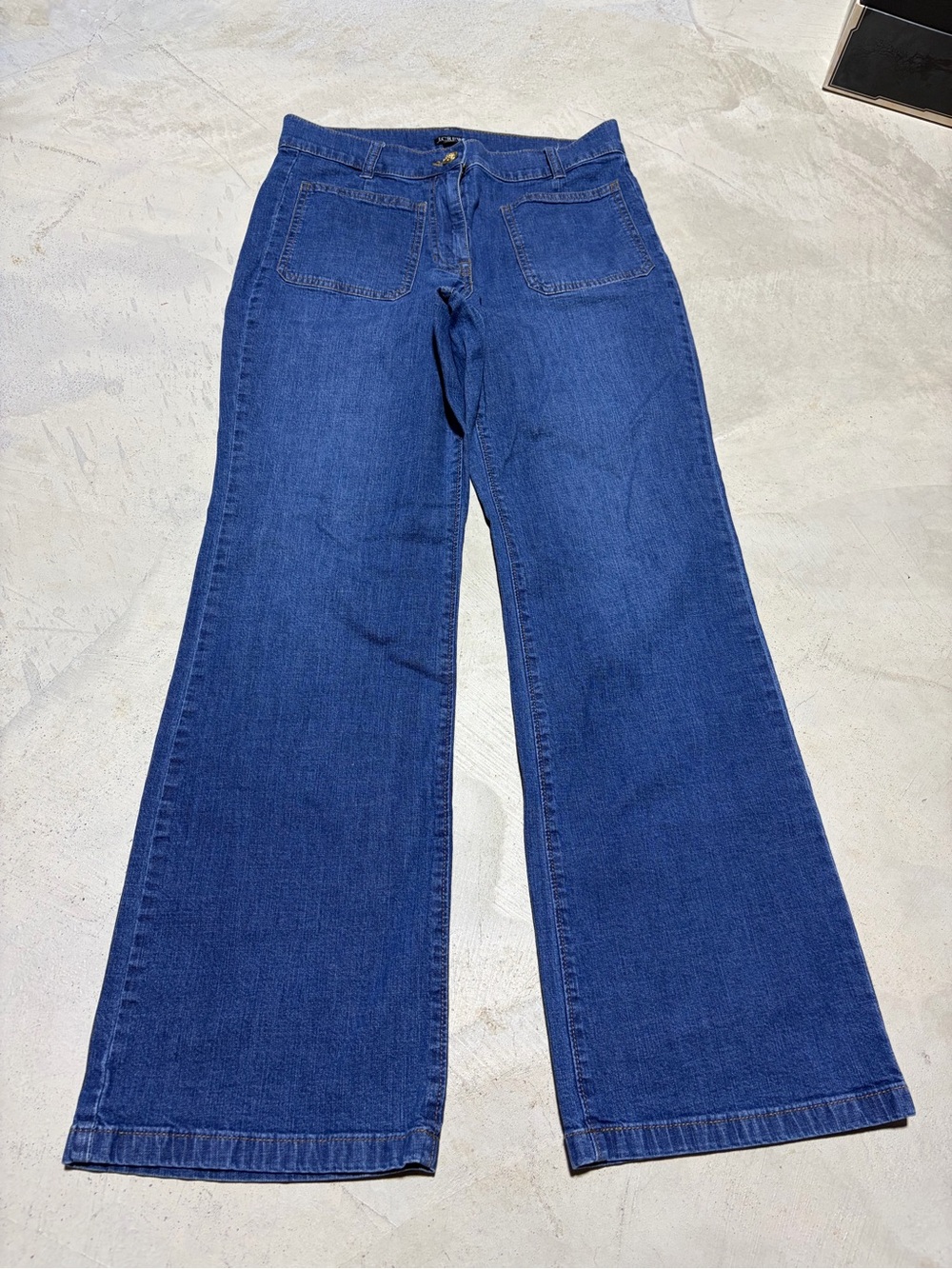 J. Crew Wide Leg Women's Jeans Blue 25